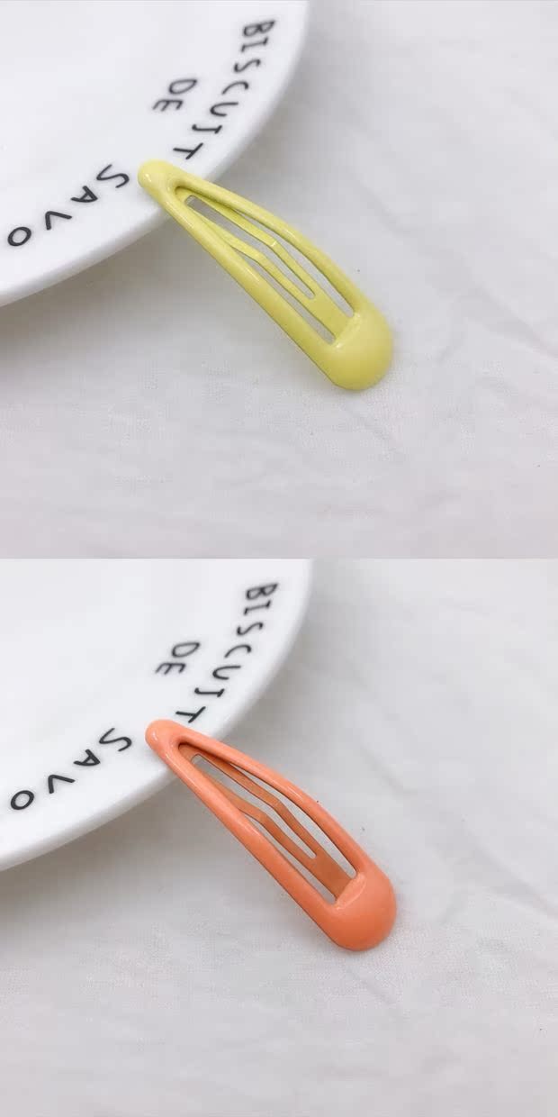 Phụ kiện tóc trẻ em Hàn Quốc mũ nền móng hoang dã kẹo màu nước giọt trẻ em BB clip bé gái kẹp tóc trâm cài tóc