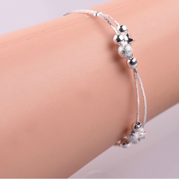 Vòng tay bạc 925 sterling nữ chuông cá heo nhỏ thời trang hoang dã Phiên bản quà tặng sinh nhật Nhật Bản và Hàn Quốc vòng tay trầm hương