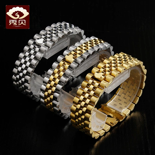 Rolex, часы из нержавеющей стали, ремешок для часов, 13mm, 17mm, 20mm