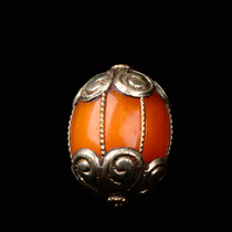 Tibet Nepal national characteristics jewelry Bohemia Tibetan silver imitation old beeswax pendant men and women