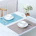 Mesh jacquard Western placemat table mat phong cách Châu Âu bát mat potholder model room Nordic plate placemat - Khăn trải bàn Khăn trải bàn