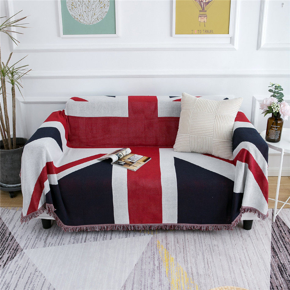 American-style thickened full-cover sofa towel sofa cushion multi-functional line blanket decorative blanket dust cover net red spot shooting