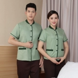 Комнатная летняя одежда для работы, униформа, короткий рукав