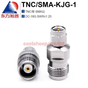 Đầu nối tần số cao Dongfang Xupu TNC/SMA-KJG-1 thép không gỉ TNC nữ đến SMA nam DC-18G