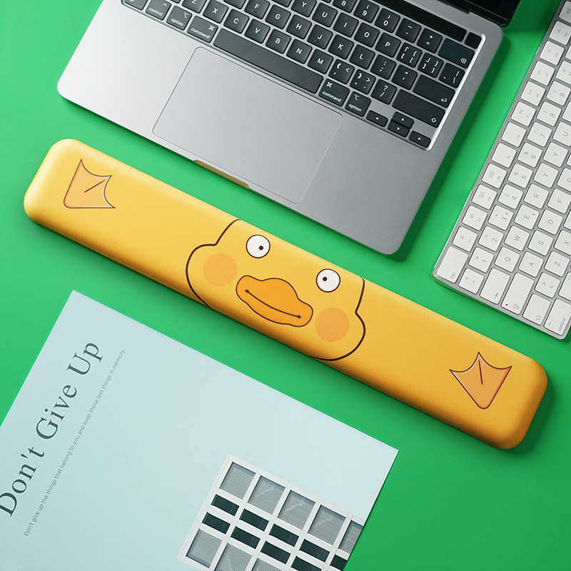 Little Duck Memory Foam Mechanical Keyboard Wrist Rest Pad Cute Computer Mouse Pad Wrist Support for Men and Women