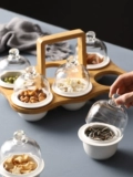 Отель и ресторан Creative Smart Schola Cake Cup Cup Baked Bowing Bowing Bowing Bowing Bood Division Дневной чай для чая, покрывая небольшую миску