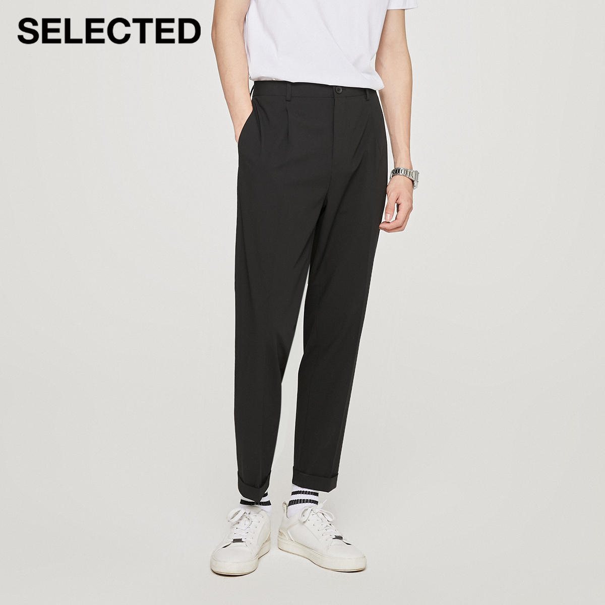 SELECTEDSELECMED men's new products fashion boomers about business casual Western pants long pants S) 42136A003