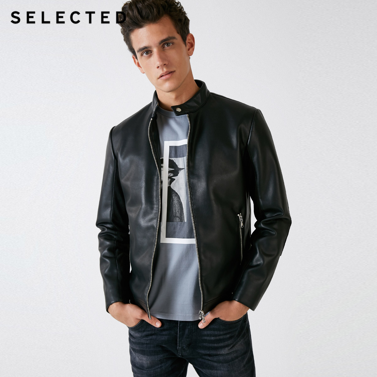 Blouson homme SELECTED    manches longues - Ref 3117824 Image 2