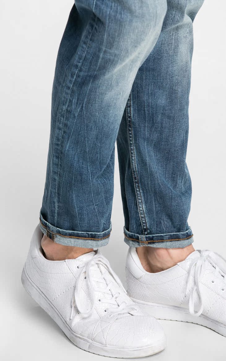 Jeans pour jeunesse pieds Slim SELECTED en coton pour printemps - Ref 1484766 Image 39