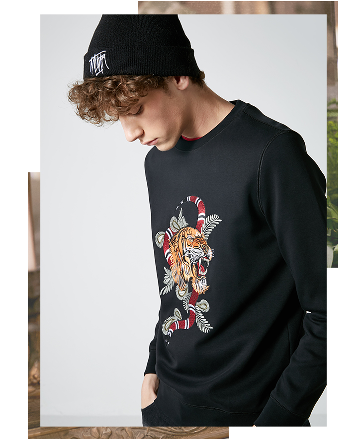 Sweatshirt homme SELECTED    en Coton - Ref 3130793 Image 36