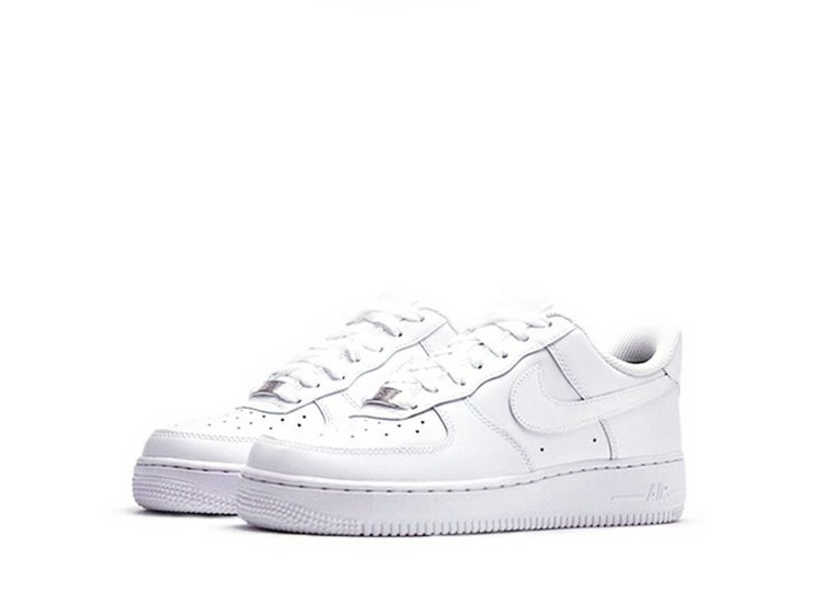 Spree Nke / Nike Air Force AF1 Air Force Số 1 Giày thông thường Smiley BQ9044-100 - Dép / giày thường giay the thao nu