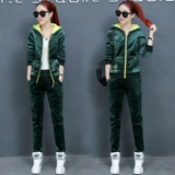 Двусторонний спортивный демисезонный спортивный костюм, бархатный комплект для отдыха, коллекция 2021