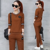 Спортивный костюм, осенняя тонкая толстовка для отдыха, комплект, осенний, 2018, городской стиль