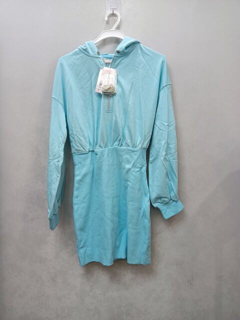 Luojia Clearance Long-Sleeve Letter-Print Hooded Sweatshirt Casual Dress Sweatshirt Dress Long-Sleeve Waist-Cinching Loose Casual Dress