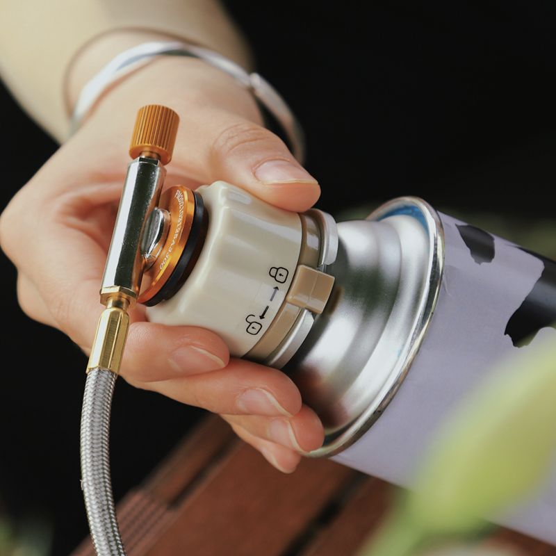 Fire Maple New Pint Left Wheel Adapter Outdoor Stove Head Pick Up Tank Conversion Head Long Gas Turn Flat Tank Converter