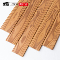 Hundreds Strong South Pine Deep Carbonated Wood Buttoned Board Decorative Board Retro Sauna Board Pendant Top Plate Solid Wood Buttonplate Wall Wall Plate Protection Wall Panels Wall Panels