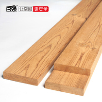 Hundreds Of Strong Deep Carbonated Wood Flooring Solid Wood Zhangzi Pine Balcony Wood Square Patio Outdoor Embalming Wood Flooring 95 * 21