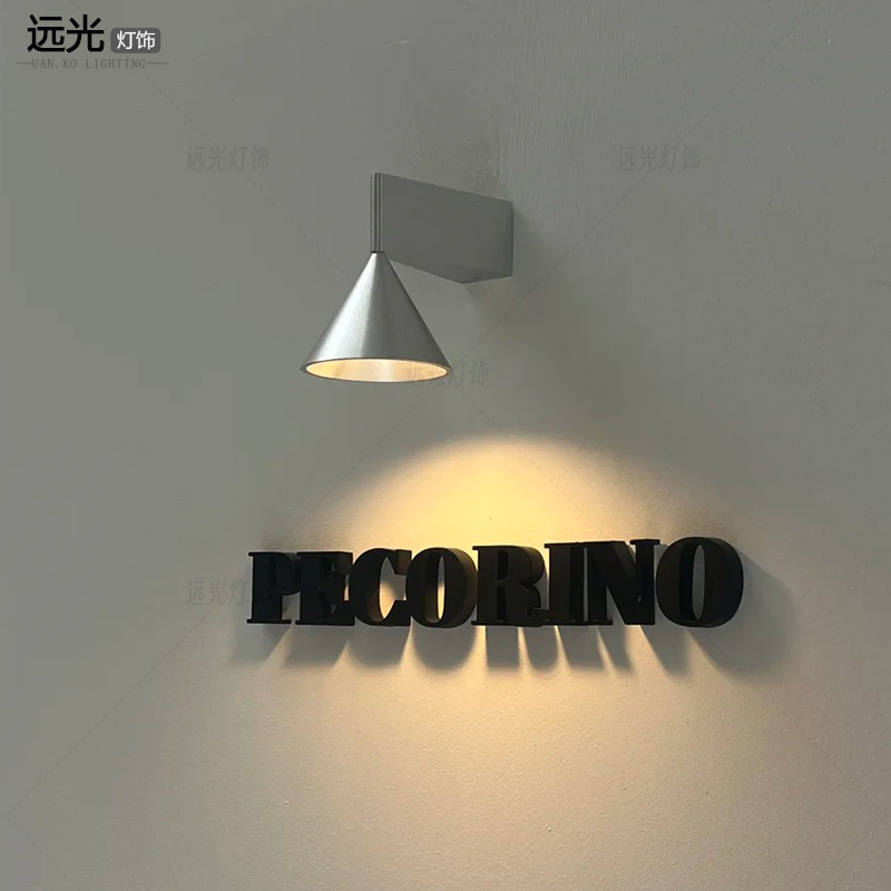 Apollo Wall Lamp Minimalist Bedroom Bedside Lamp Bauhaus Coffee Shop Homestay Storefront Sign Outdoor Waterproof Wall Light