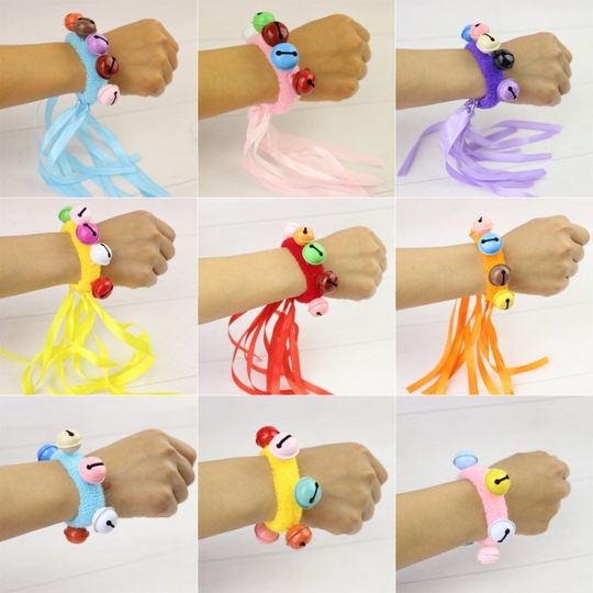 Kindergarten wrist bell flower dance bell bracelet