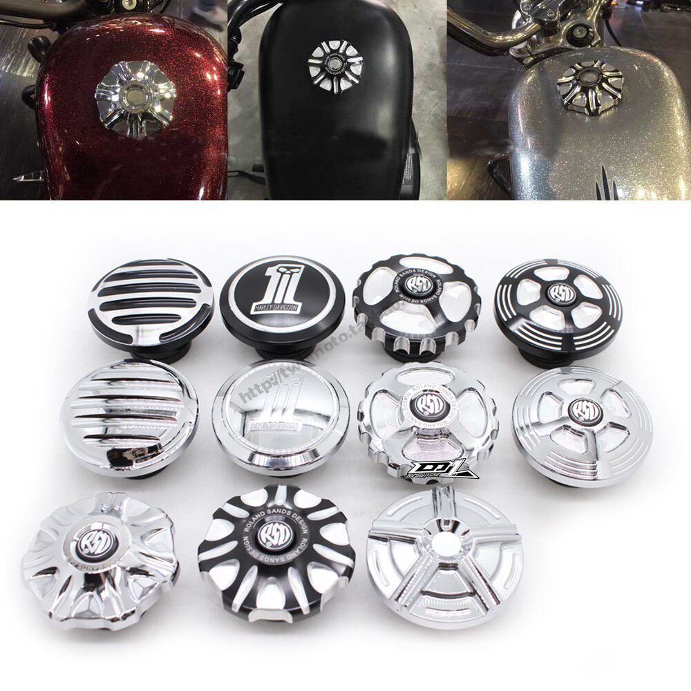 Applicable Harley XL883 XL1200 X48 X72 X72 RSD oil case lid CNC Seiko 360 degrees rotatable