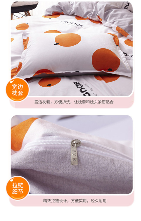 Simple dày giường bông Bốn 1.8m khăn trải giường cotton ba mảnh chăn đôi chải cartoon - Bộ đồ giường bốn mảnh giá chăn ga gối đệm