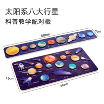 Childrens Solar System Eight Eight Planetary Cognitive Matchboards Explore Space Universe Puzzle Toy Science Teaching Early Education