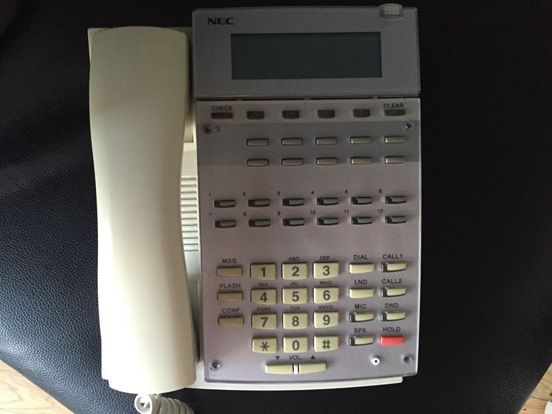 Maintenance NEC Aspila EX 12 Key telephone display telephone IP1WW-12TXH TEL (WH)