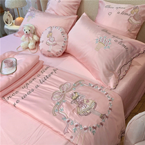 Summer washable ice silk summer cool quilted by four sets of air conditioning by heather and cold by a cool feeling naked and thin quilt bed