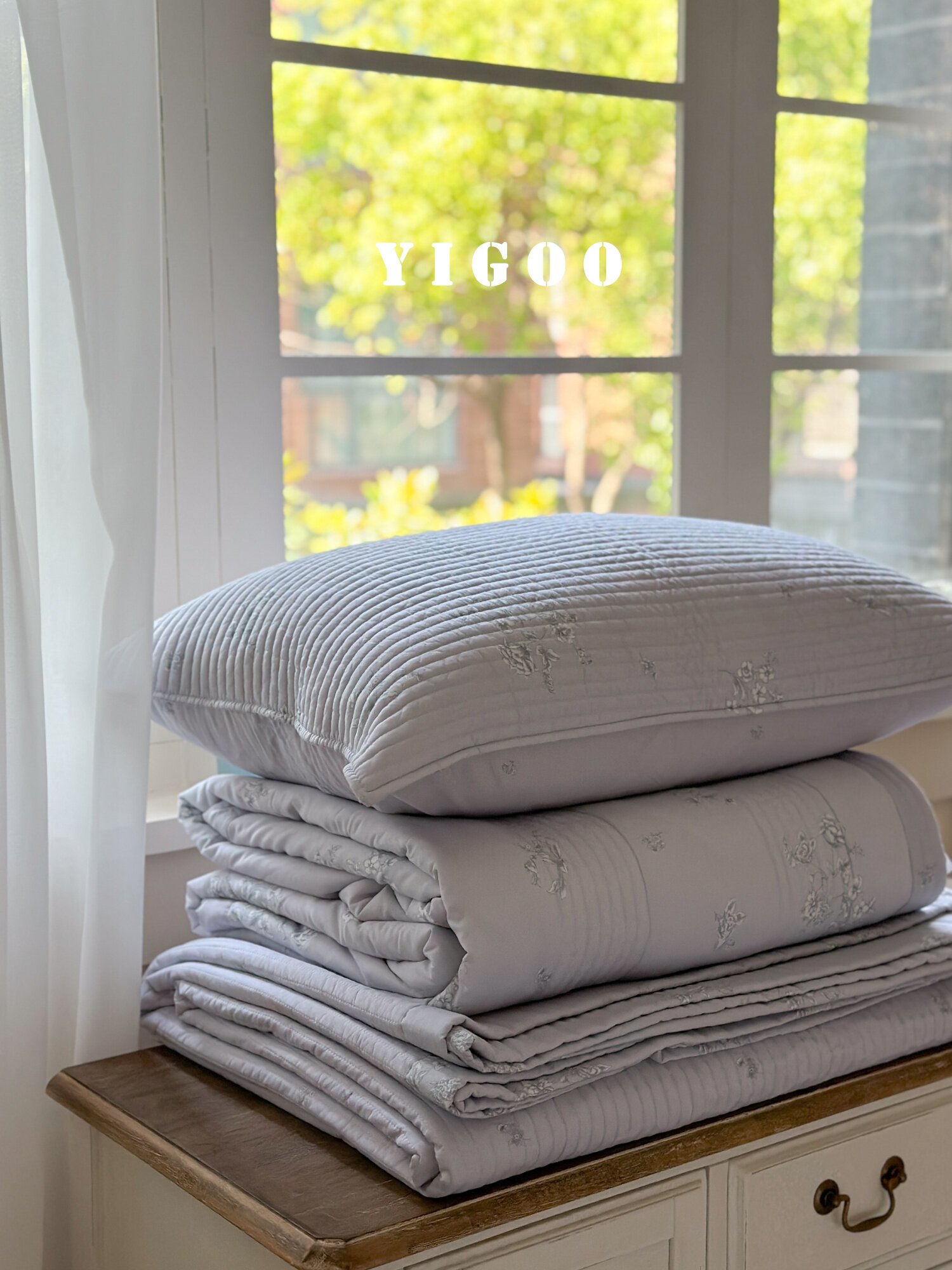 Корейское стеганое покрывало из модала с двусторонней печатью, комплект из 3 предметов с хлопковым наполнителем, охлаждающий эффект