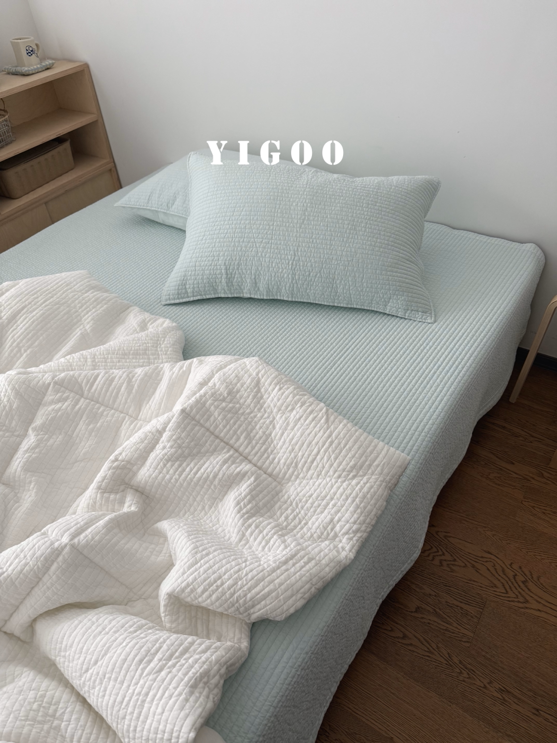 Корейское мягкое пушистое одеяло-хлеб | Простое однотонное стеганое хлопковое цельное одеяло весна-осень четыре сезона