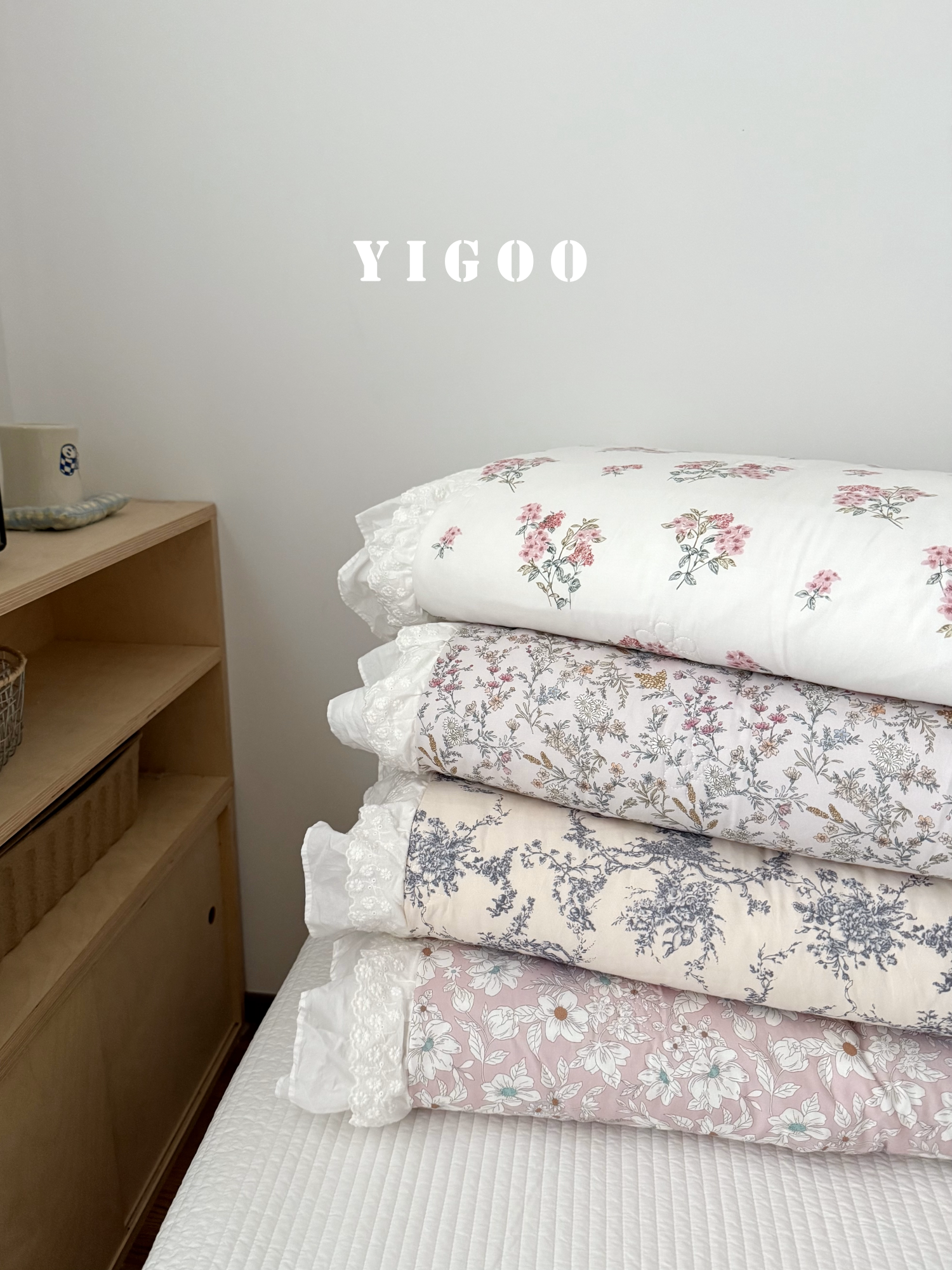 Корейское экспортное постельное белье с мелким цветочным принтом многофункциональный утепленный пододеяльник мягкий можно использовать как тонкое одеяло машинная стирка с наполнителем