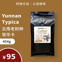  Zisha Coffee Manor freshly baked Yunnan old variety Tin Peka small coffee beans 454 grams of beans small coffee beans