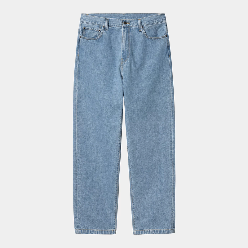 Carhartt Wip Aaron Pant Carhartt Heavyweight Artificial Leather Label Jeans I 034237