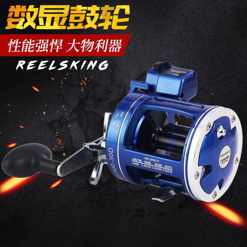 2020 new drum wheel ACL with counter 12 shaft boat fishing transverse thunder Qiang road subsea rod fishing wire wheel fishing anchor fish