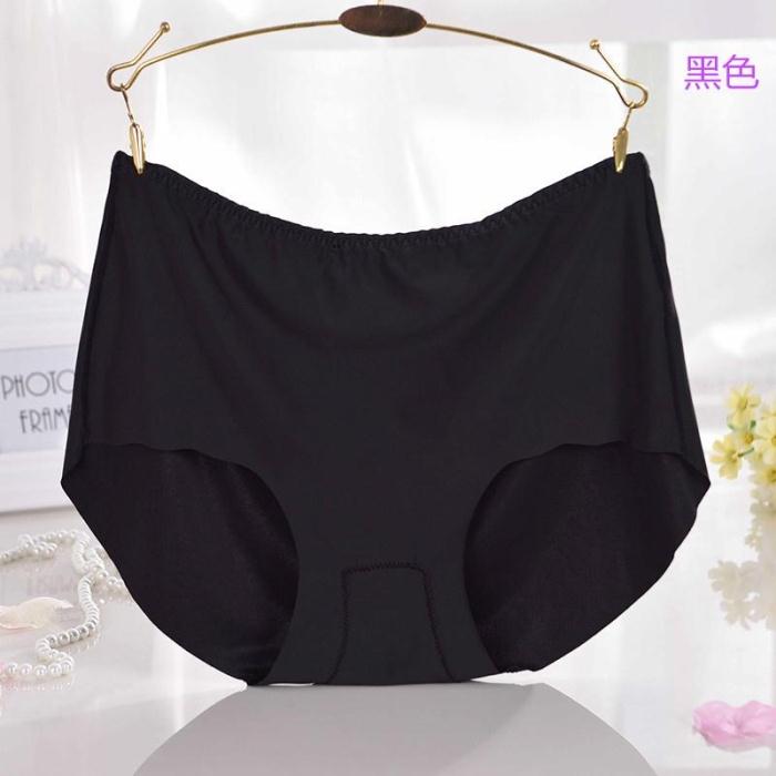 Mùa hè cộng với phân bón XL băng lụa chất béo MM200 kg eo cao không có dấu vết một mảnh quần cotton quan lot nu cho nguoi gia