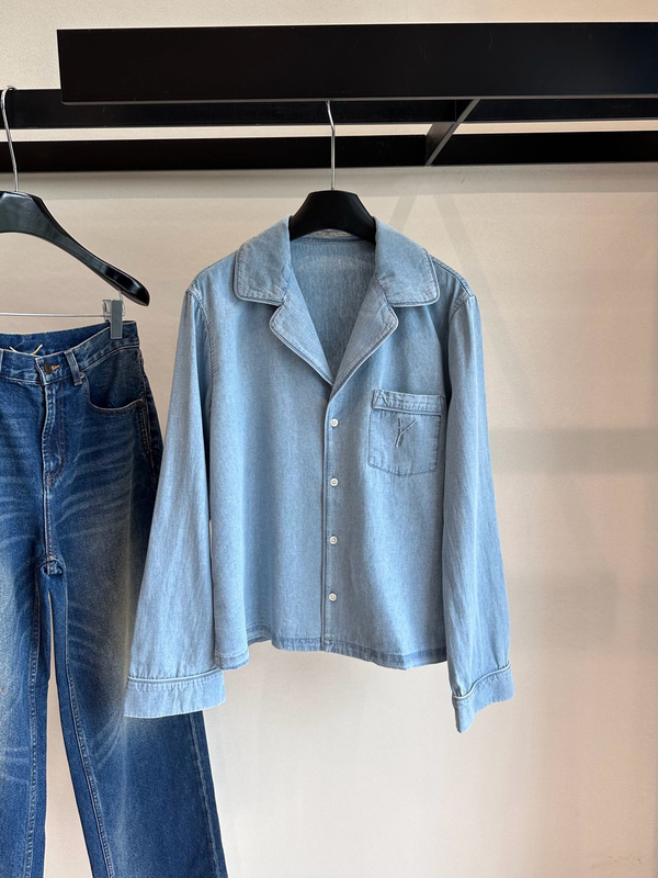2026 Early Spring New Retro Washed Denim Shirt for Women, Loose Casual Versatile Long-Sleeve Shirt Jacket Top 2026 Early Spring New Retro Washed Denim Shirt for Women, Loose Casual Versatile Long-Sleeve Shirt Jacket Top