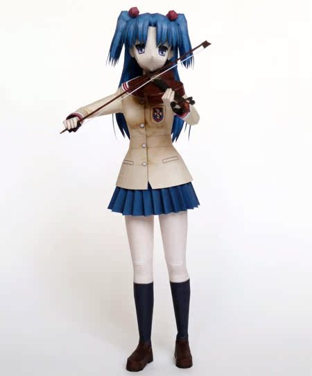 CLANNAD 一 之 琴美 Anime 3D giấy mô hình DIY phiên bản giấy của nhãn hiệu 	mô hình gấp giấy
