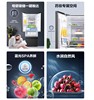 Rongsheng Refrigerator, French-Style Multi-Door, First-Level Inverter, Frost-Free Air Cooling, Household Refrigerator Bcd-456Wd18Mp