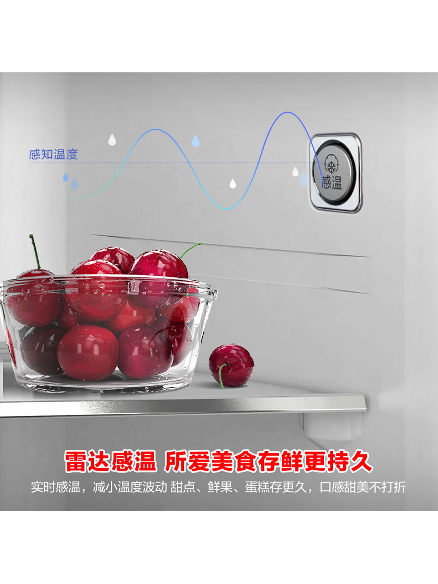 Rongsheng Refrigerator for Home Use, Cross-Door Four-Door Dual System Dual Circulation Inverter Active Sterilization Bcd-501Wd3Fpz