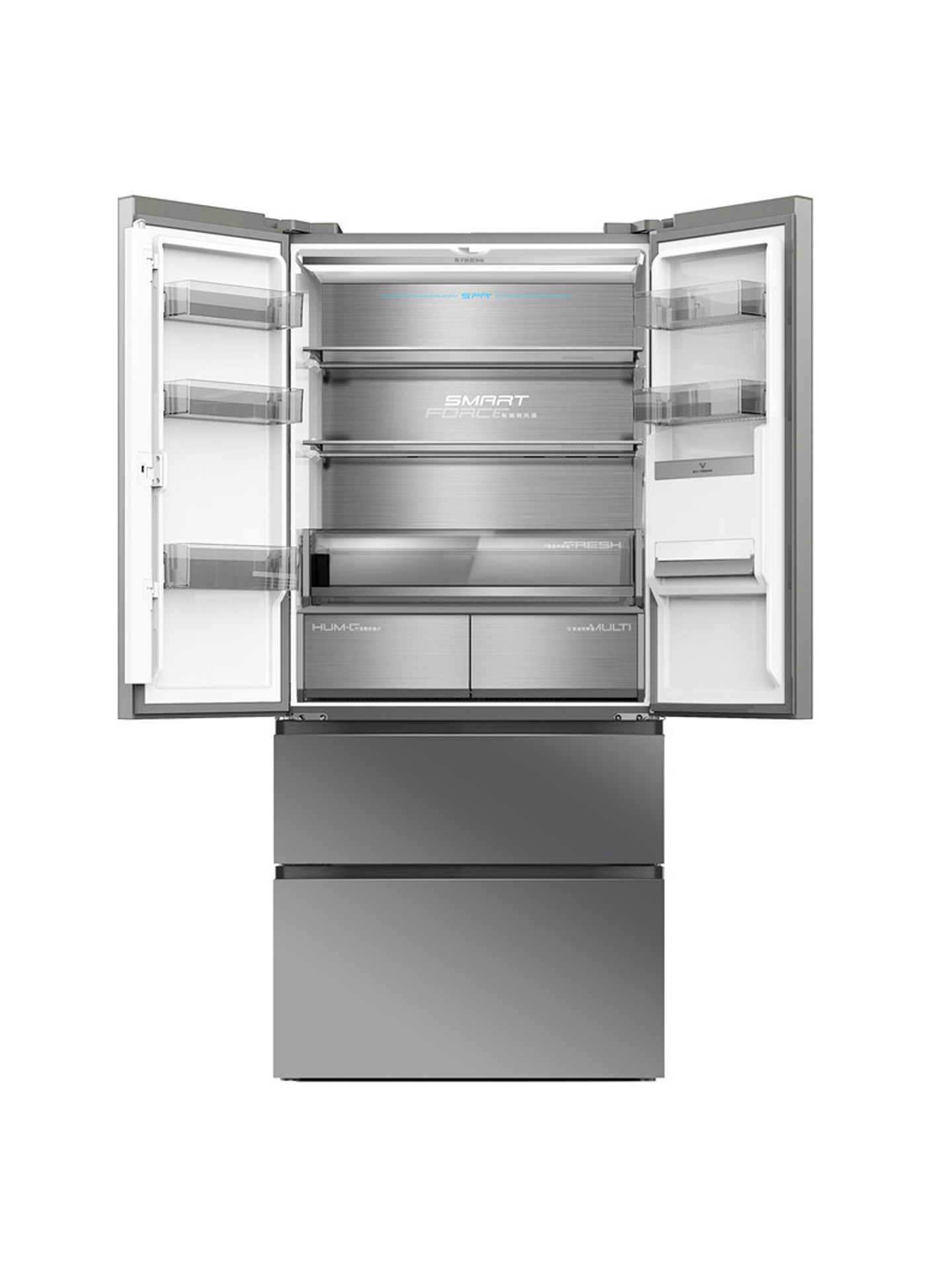 Hisense Vacuum Refrigerator Brilliant 509 Vacuum Cube Pro Fully Embedded Refrigerator French Style 60cm Ultra-Thin Built-In Refrigerator