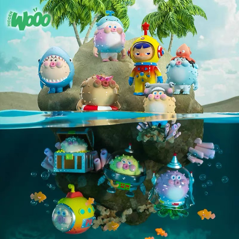 Authentic Chubby Two-Tone Ocean Popo Blind Box Pufferfish First Generation Original Color and Variant Color Version Figurine Ornament Girl Gift Authentic Chubby Two-Tone Ocean Popo Blind Box Pufferfish First Generation Original Color and Variant Color Version Figurine Ornament Girl Gift