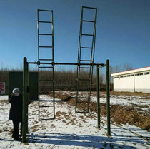Rotary ladder large loop rotating roller training training equipment anti-vertigo training equipment