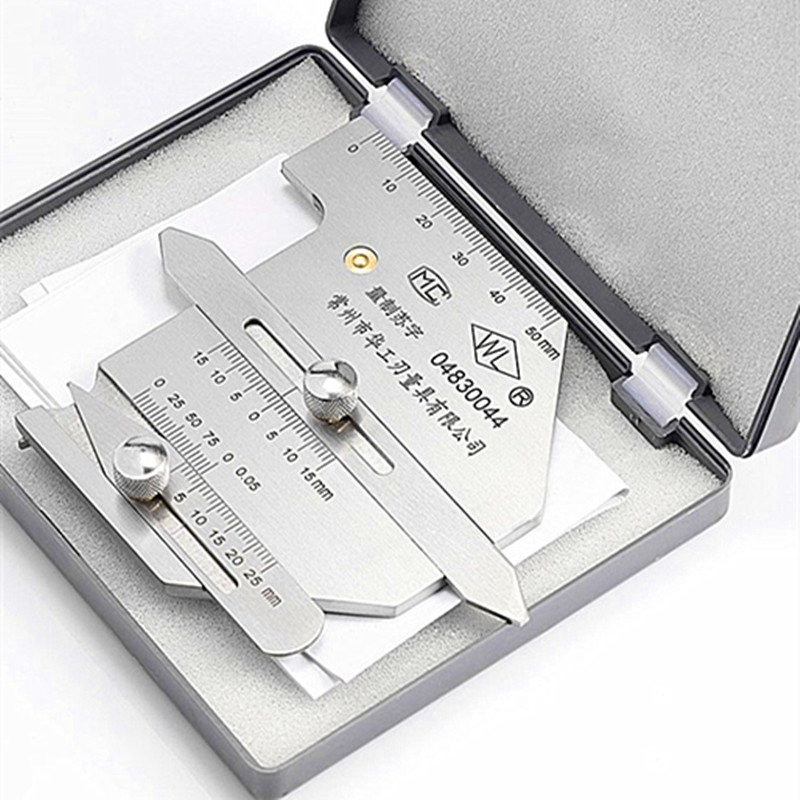 Changzhou Huagong weld inspection ruler welding inspection ruler HJC60 welder inspection model fake one penalty ten