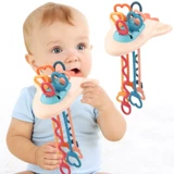 Детская игрушка, космический корабль, погремушка для рук, эссенция для мелкой моторики, 1 лет, 6 мес.