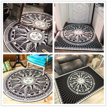 Net Red and American Sun Divine Creativity Computer Chair Round Carpet Living Room Tea Table Sofa Bedroom bedside Bedside Xuanguan Ground Mat