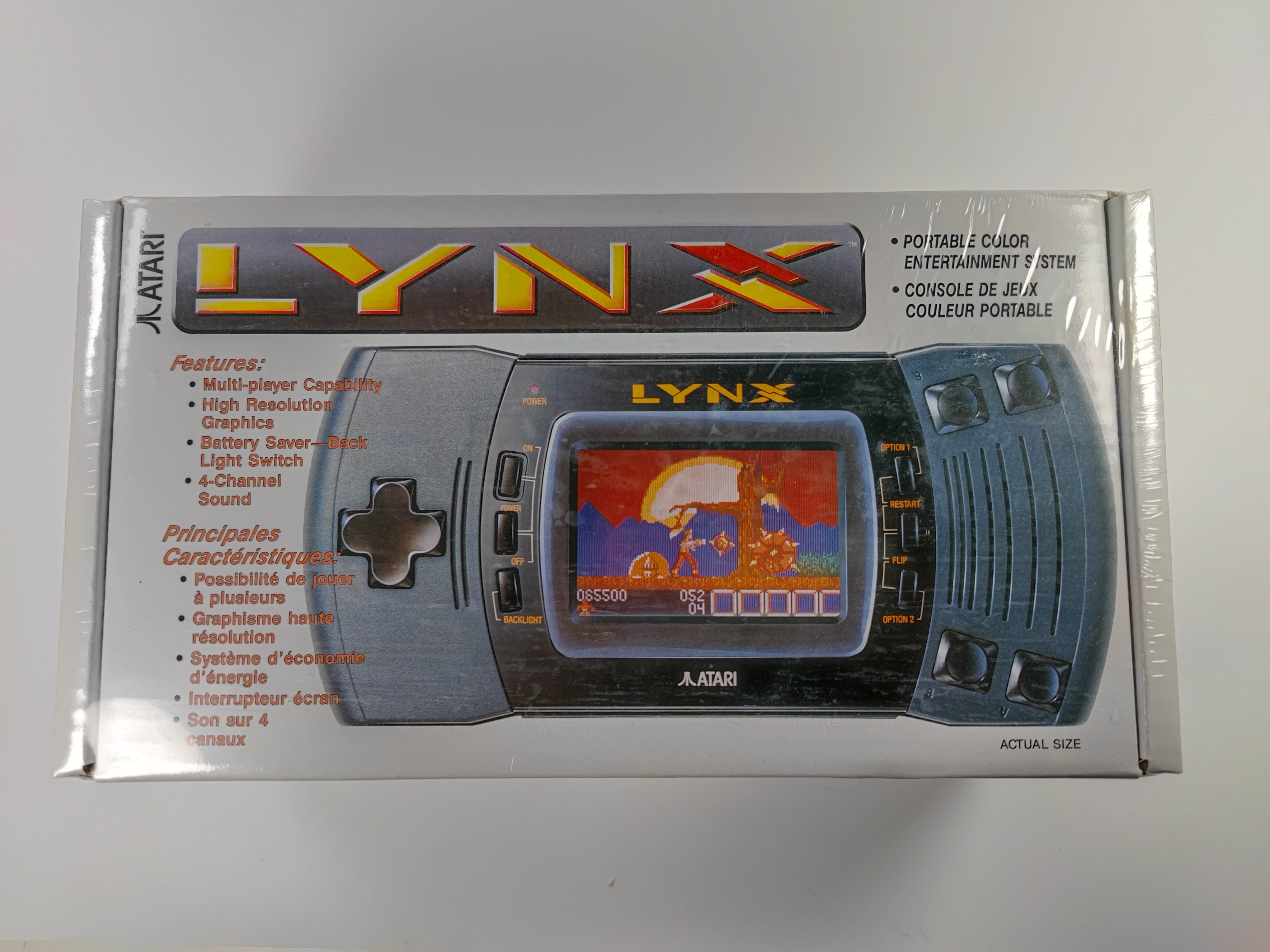 Brand new undemolished Jardali Mountain cat Atari LYNX 2nd generation gaming handheld
