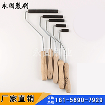 FRP defoaming pressure bubble roller Resin bubble roll thread iron roll steel roll special hand paste tool diameter 20mm