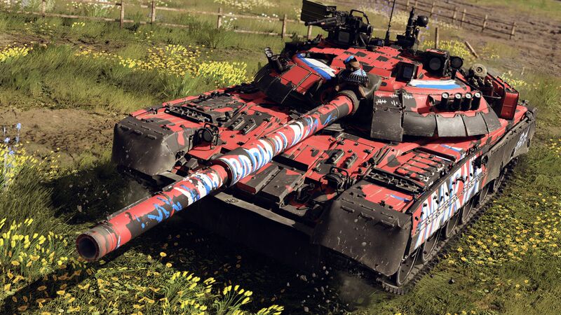 War Thunder Soviet T80Ue1 2D Skin Version Official Cdk