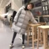 Quần áo cotton 2018 mới dành cho nữ mùa thu đông áo phao lót lông cho bé Bông