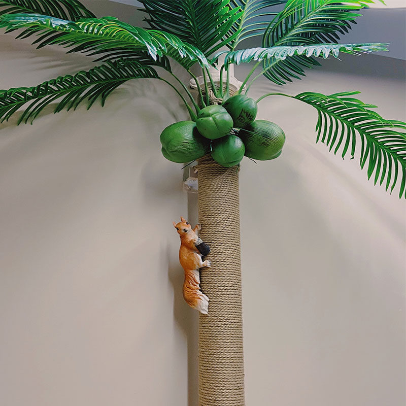 Package indoor and outdoor balcony fire pipe kitchen bathroom bathroom water pipe cover landscaping decoration coconut tree material